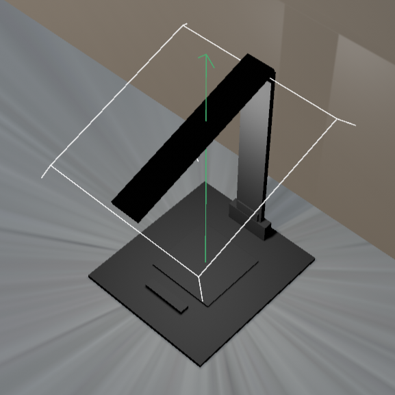 Lamp in rough in Cinema4D.<br>
                I was experimenting with dramatic lighting because that's what I think of when I
                hear the word lamp. Majority of this rough model consists of flat or elongated cubes.