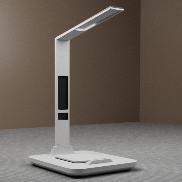 Render of the lamp.<br>
                I revised my area lighting and changed the background textures.