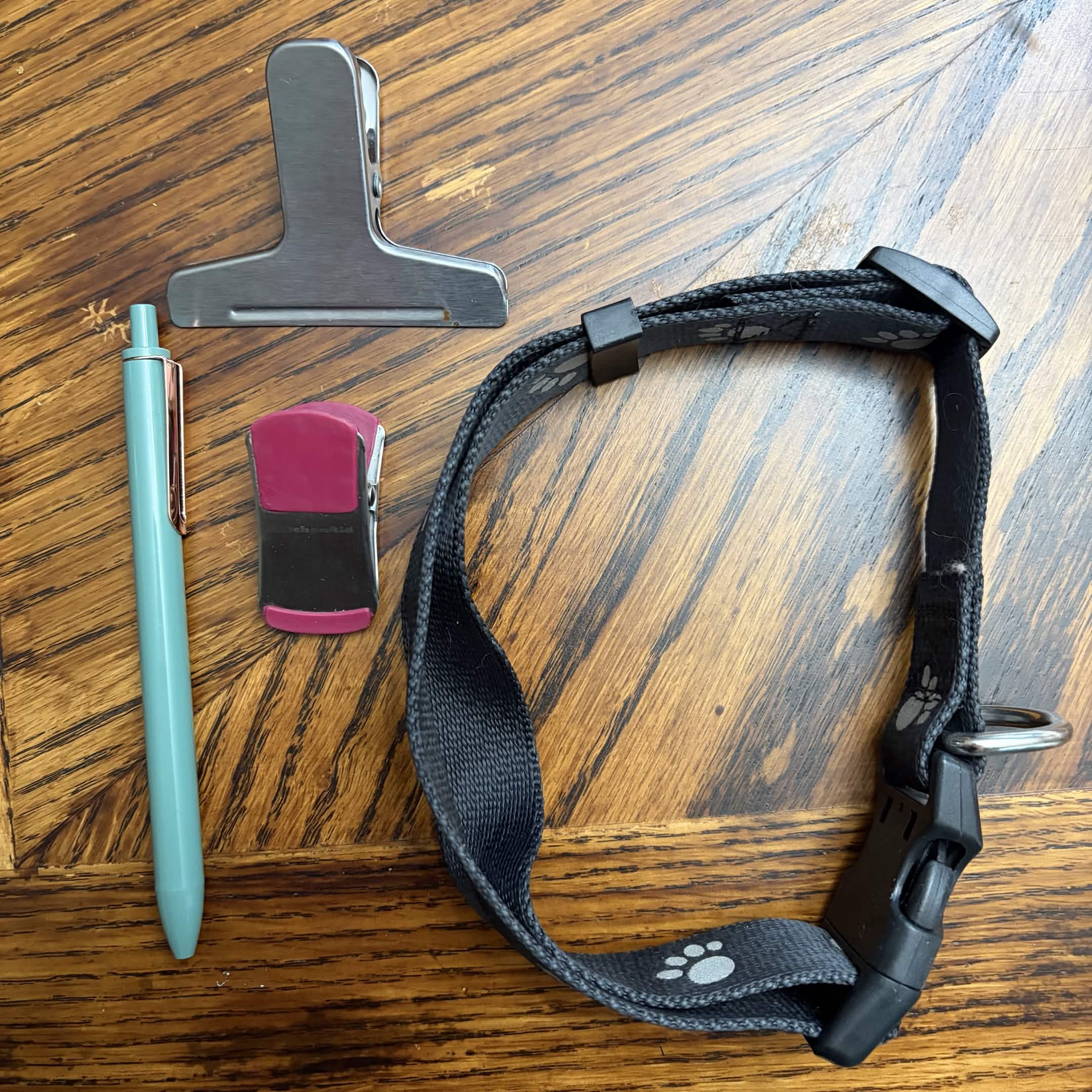 Some items used for grounding for the Makey Makey.