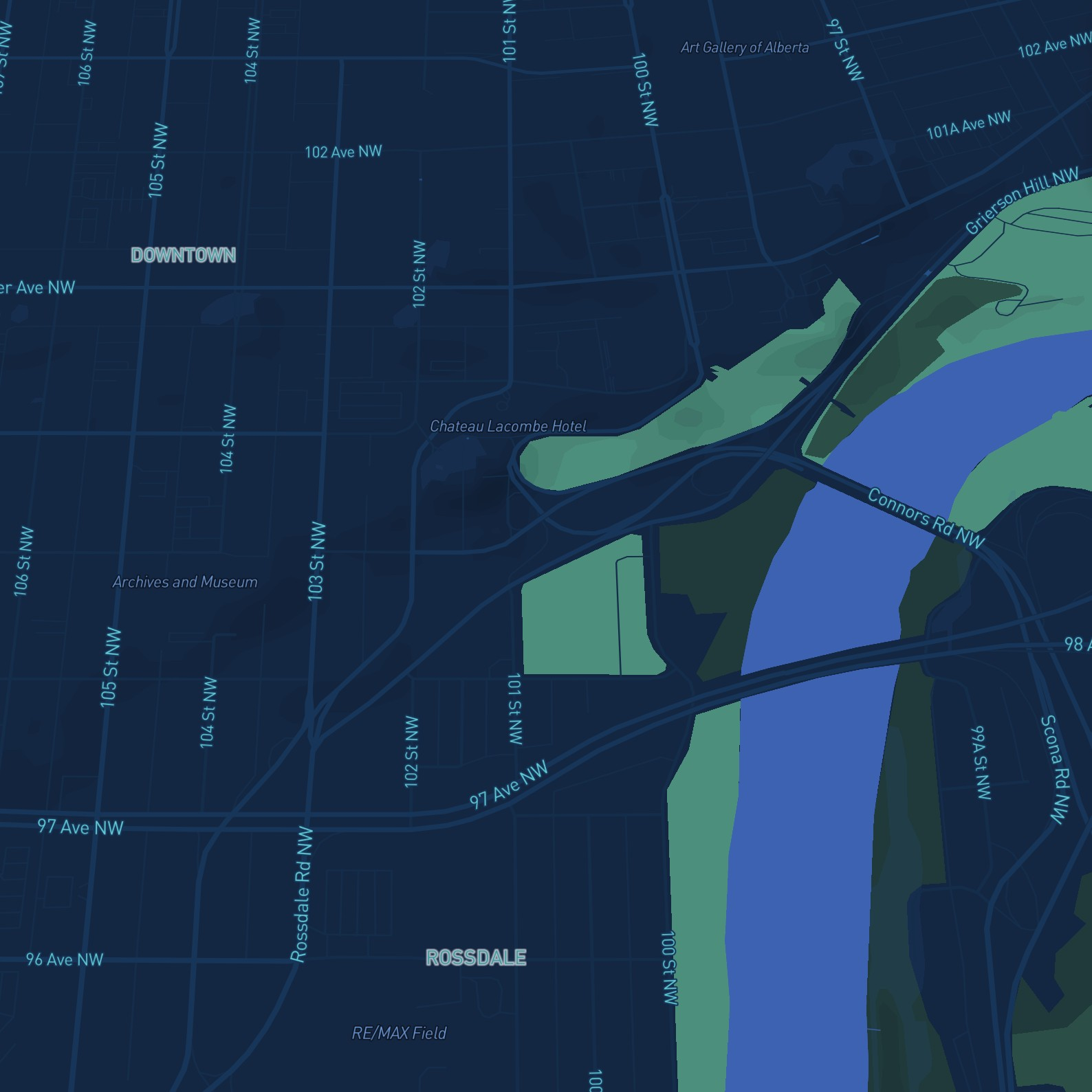 Working with Mapbox's labels and its visibility on colors.