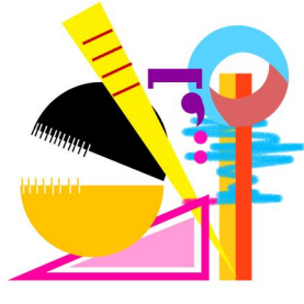 A reference image of one of my classmate's abstract selfie.