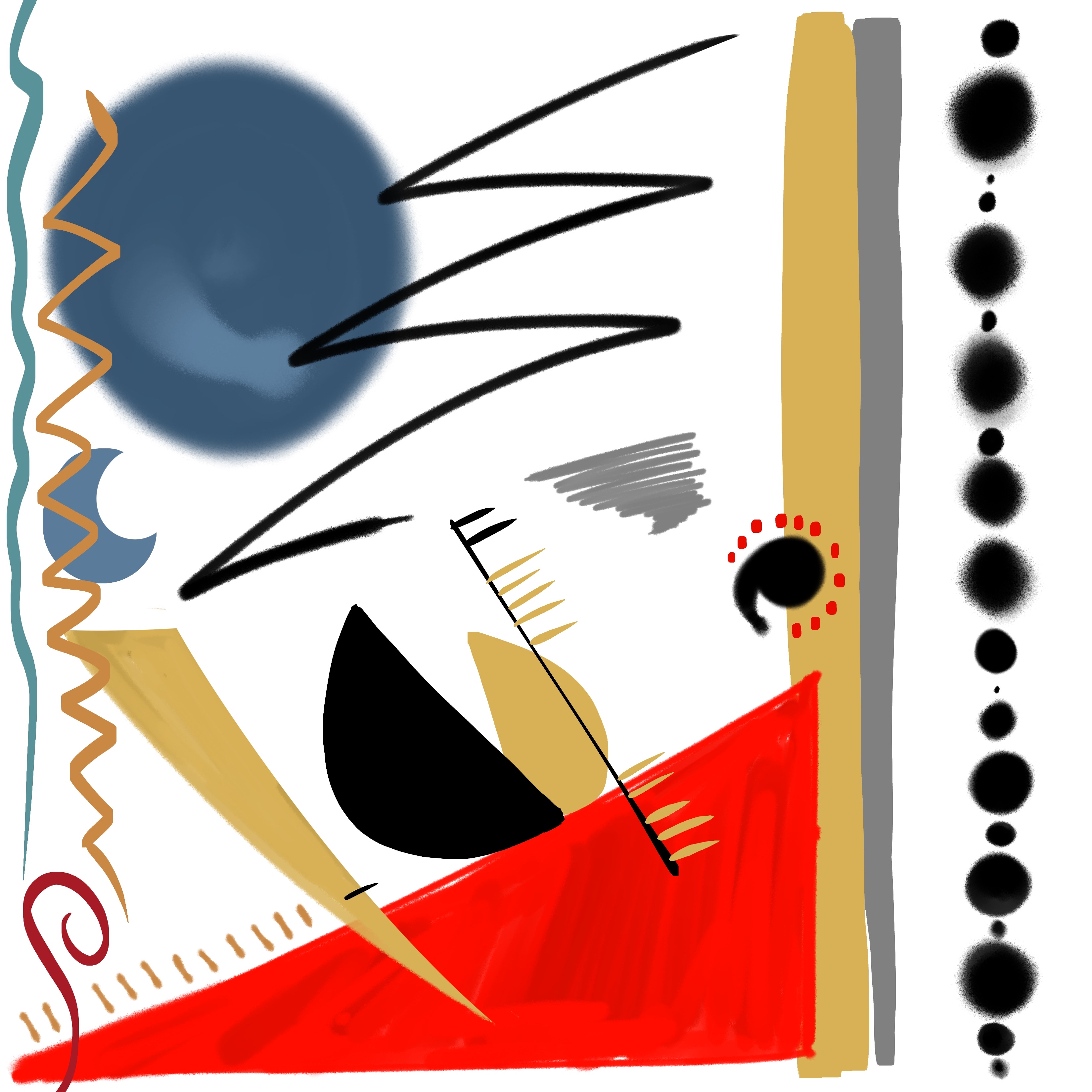 Prompt: Add lines on the left side of the canvas to indicate your value of friends and money.