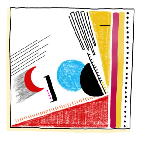 A reference image of drawing your own selfie with personal data from Giorgia Lupi's perspective.